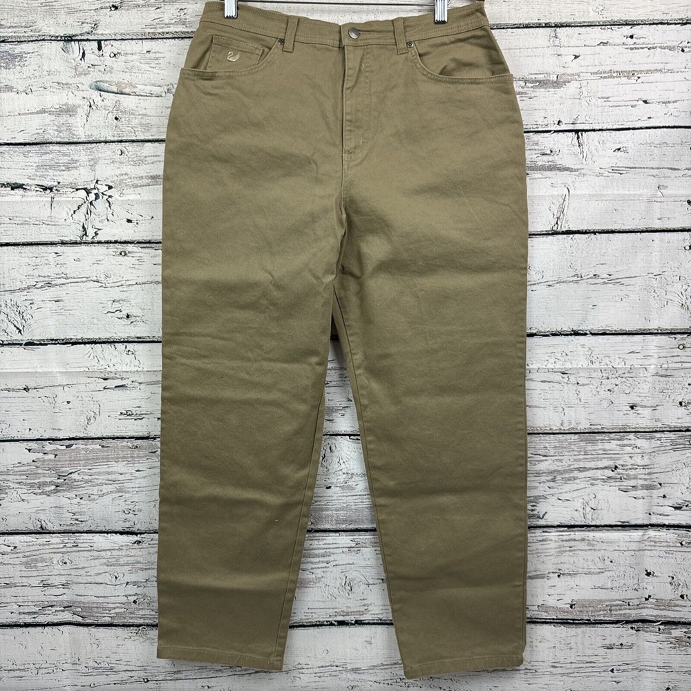 Gloria Vanderbilt Women's Straight‎ Leg Stretch Khaki Pants [Size 16 Short] NWT